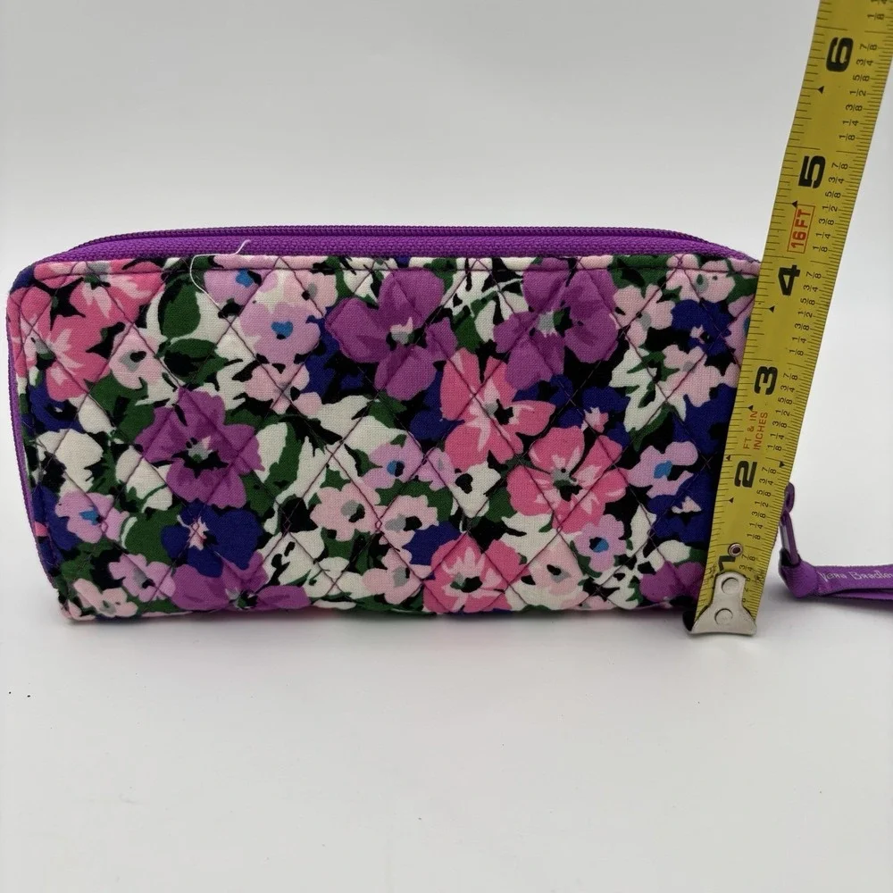 Vera Bradley Accordion Multicolor Wallet‎ Flower Garden 8